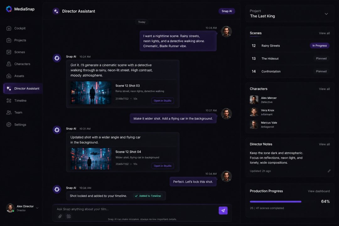 Director Board interface
